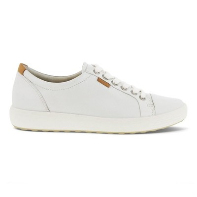 ECCO Women's Soft 7 Sneaker White - 430003-01007, White