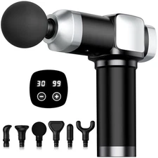 CAMEFER Deep Tissue Massage Gun, Portable Percussion Electric Muscle Massager...