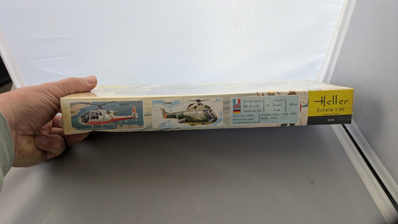 Heller,  Frelon, French Helicopter 1/50, Model Kit 325 Vintage Sealed