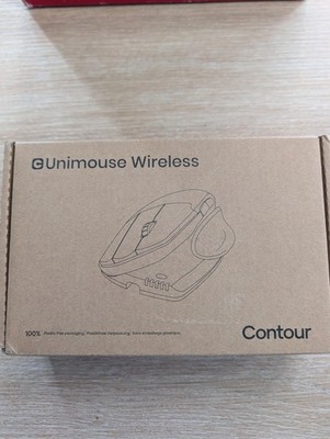 Contour Unimouse Wireless Ergonomic Vertical Mouse Left Hand CDUMBK11002 Black