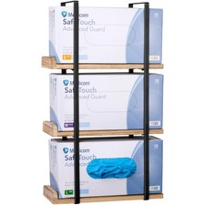 Glove Holder Dispenser Wall Mount Wooden Metal Disposable Latex Glove Box Holder