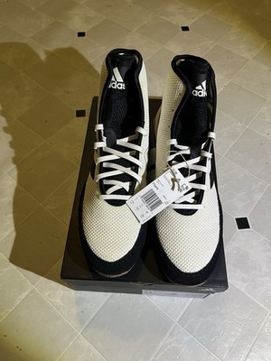 Adidas Tech Fall 2.0 White Black Stripes Wrestling Shoes  display picture 3
