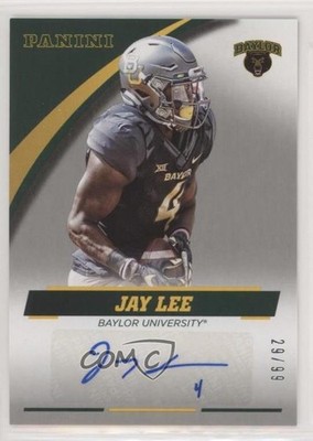 2016 Panini Baylor Bears Silver 29/99 Jay Lee #JL-BU Auto 0d8