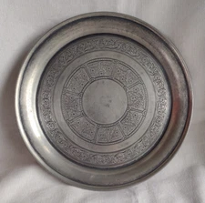 Antique 1800's James W. Tufts Warranted Boston Quadruple Plated Plate #1406