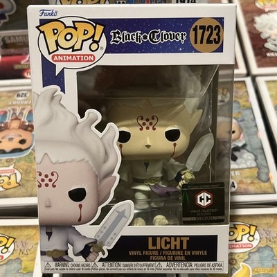 FUNKO POP! LICHT BLACK CLOVER #1723 CHALICE COLLECTIBLES IN HAND