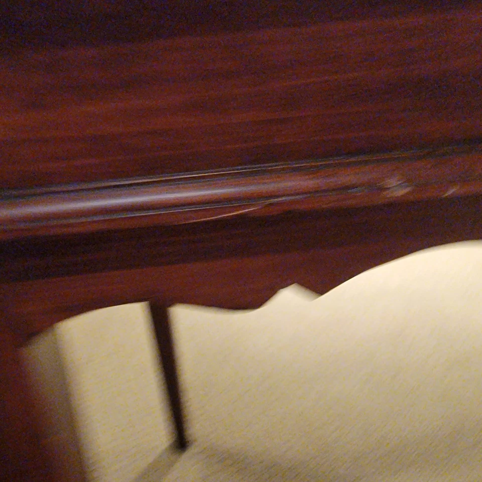 Mesa de té con bandeja de pino reproducción Stephen Von Hohen con portavelas Foto 4 de 4