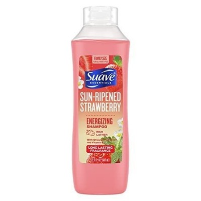 Suave Essentials Energizing Shampoo, Infused with Strawberry Extract and...
