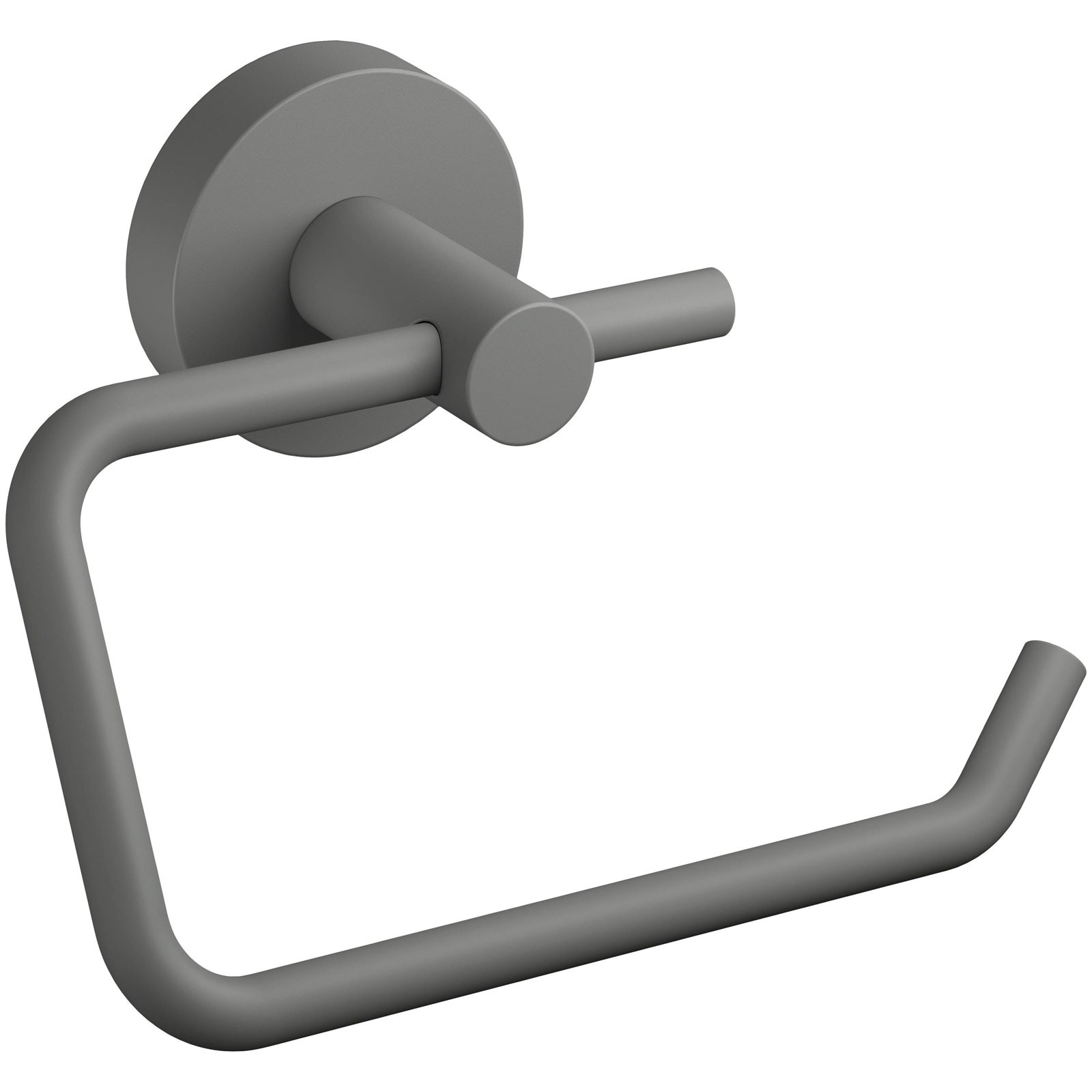 tesa MOON toilet roll holder Adhesive metal matt finish