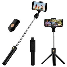 Selfie Stick Tripod Remote Desktop Stand Cell Phone Holder For iPhone Samsung US