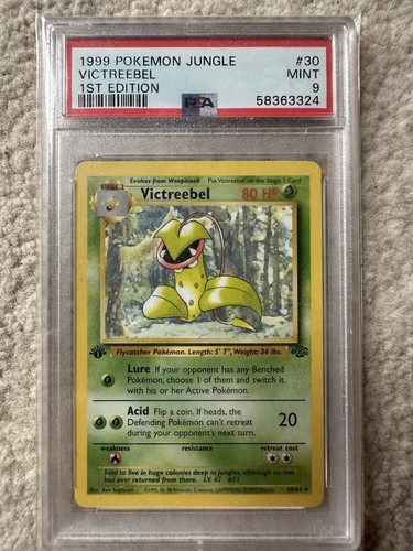 Victreebel (1st Edition) graded PSA 9 for sale on eBay