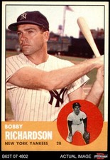 1963 Topps #420 Bobby Richardson Yankees 7.5 - NM+