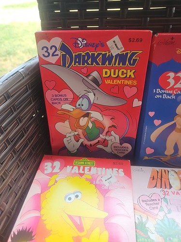 Vtg Disney Kids Valentine Cards For Classroom Exchange Lot 6 Unknown Condition - Picture 8 of 10
