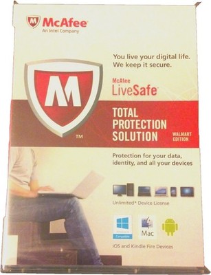 McAfee LiveSafe - Total Protection Solution (Unlimited* Device License)