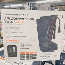 Sharper Image Flex Air Compression Boots Smal...