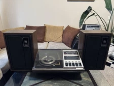 Vintage Zenith Allegro J596W “Wedge” Stereo System + Allegro MC2000 Speakers