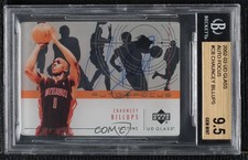 2002-03 UD Glass Focus Chauncey Billups #CB Auto HOF 0c3