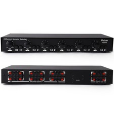 Vaiyer Speaker Selector 6 Channel Volume Control 900 W Dual Source Impedance