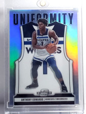 2020-21 Panini Contenders Optic - Anthony Edwards RC SILVER Uniformity HOLO #32