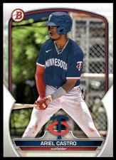 2023 Bowman Draft #BD-150 Ariel Castro Minnesota Twins