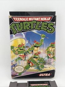 Teenage Mutant Ninja Turtles TMNT Original Nintendo NES Game/Box Only. No Manual