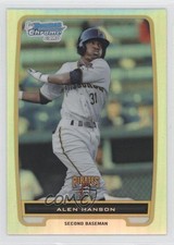 2012 Bowman Chrome Prospects Refractor Alen Hanson #BCP143 gp1