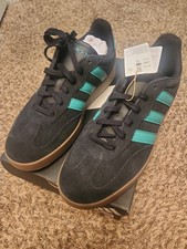 Adidas Barreda JR1326 Men  s 10.5 Black Green Gum Athletic Sneaker Lace Up