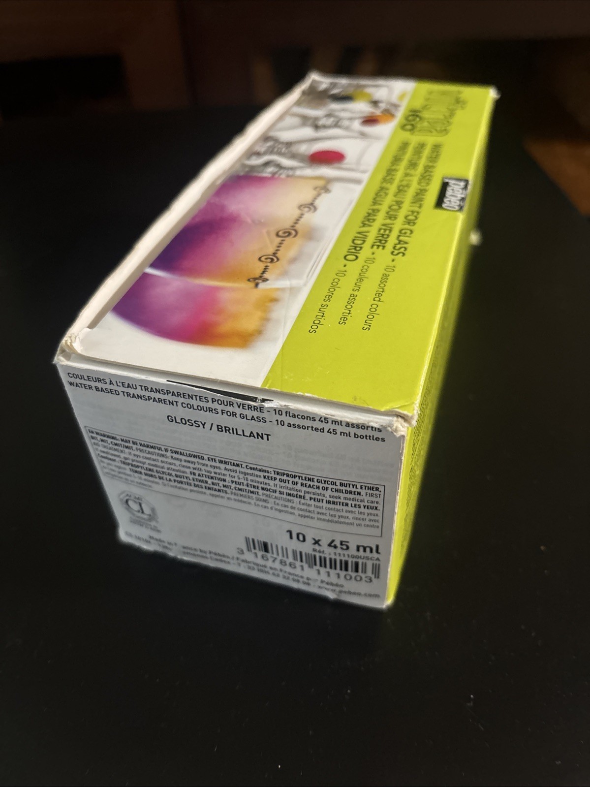 Vitrea 160 Water Based Paint For Glass Pebeo 10 Assorted Colours