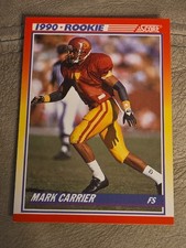 1990 Score #627 Mark Carrier RC Rookie Chicago Bears
