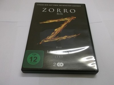 Zorro Box - 3 Filme auf 2 DVD- Die Legende lebt - Kratzerfrei               L134