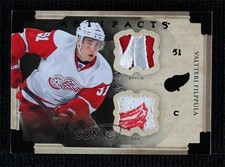 2013-14 Artifacts Horizontal Black Patch/Tag 2/2 Valtteri Filppula Patch Tag 0c3