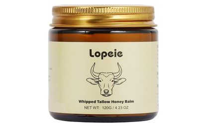 whipped tallow honey balm