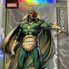 2026 Topps Chrome Marvel Comics #190 Vision Storm's Lightning Refractor Parallel