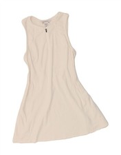 ATHLETA Womens Sleeveless Tennis Dress UK 4 XS White DV63
