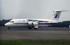 MO281 Aircraftslide/Dia Debonair Airways BAe-146-200 G-DEBC