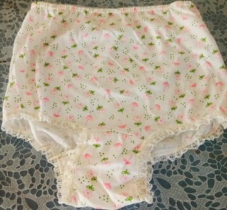 VINTAGE APRIL SHOWERS RUFFLES & LACE SWEET LITTLE PANTY BLOOMERS S