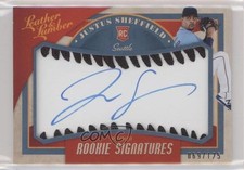 2019 Leather & Lumber Rookie Signatures Baseball Black Justus Sheffield Auto hg6