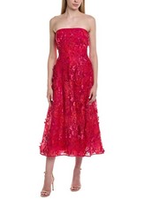 Teri Jon By Rickie Freeman Sleeveless Midi Dress Women's
