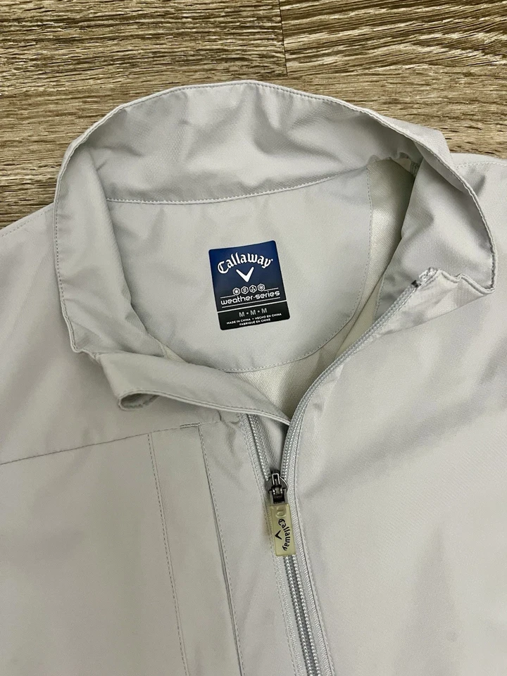 Pullover de golf Callaway Medium Weather Series Performance 1/4 cremallera con logotipo plateado Foto 4 de 4