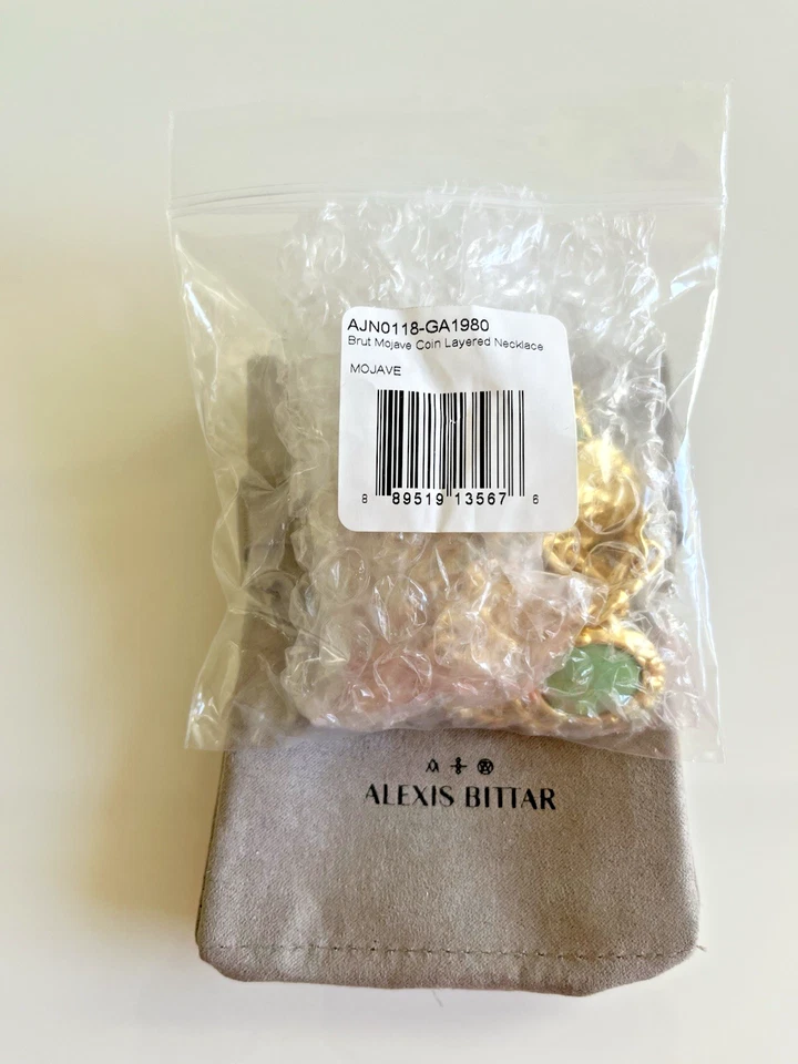 Alexis Bittar Brut Mojave Coin Double Layered Necklace   NWT $695.00 - Image 4 of 4