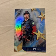 2025 Topps Series 2 George Springer #SMLB-56 Stars of MLB Insert Card Blue Jays