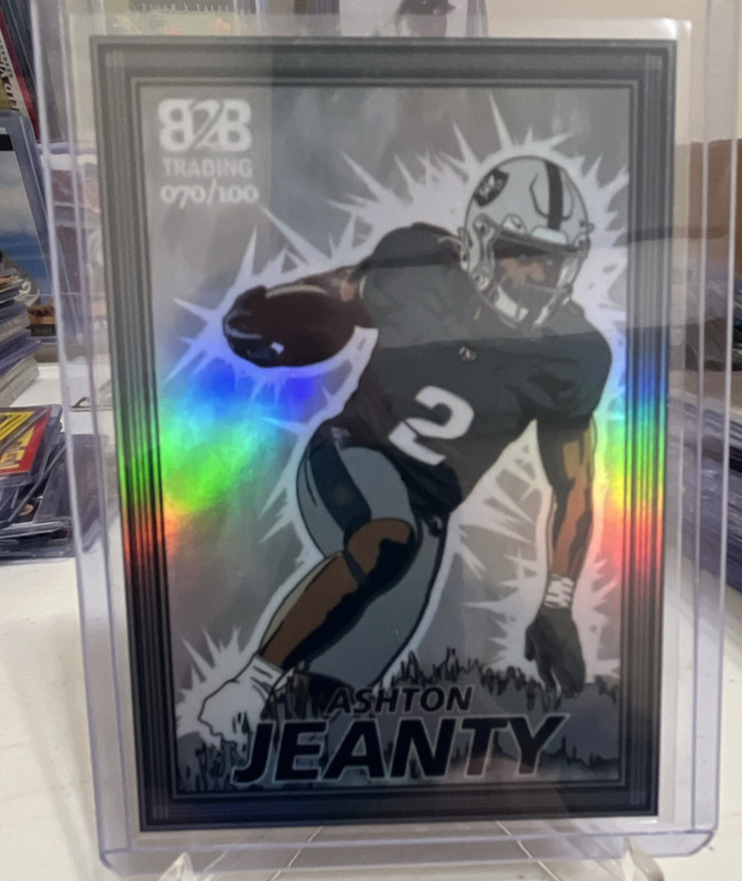 B2B Trading 2025 Ashton Jeanty Serial Numbered 070/100 #2
