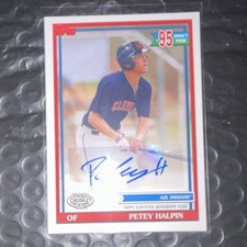 Topps 2021 Pro Debut Petey Halpin Autograph Draft Pick #PD-184 AZL Indians