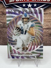 2023 Panini Illusions Mystique Rookie Sam LaPorta Lions Football Card #31. rookie card picture