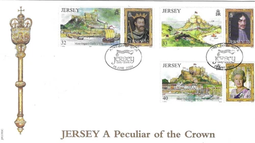 Jersey Comm/FDC - Jersey A Peculiar of the Crown - Jersey -  2004  (JES332)