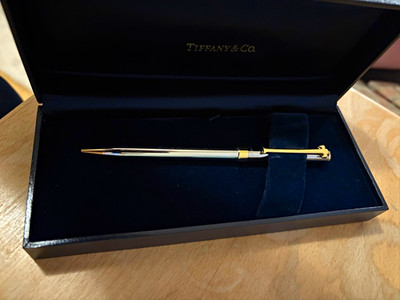 Tiffany & Co. Drehbleistift mit Clip in originaler Tiffanybox