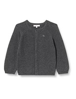 Noppies Unisex Baby Cardigan Knit Naga Strickjacke Dunkelgrau Melange 68 EU