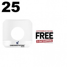 25 Paper Record Round Corners With Hole 7" Vinyl 45 RPM (Inner Sleeves) **3 DAY