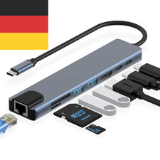 8-in-1 USB 3.1 Typ-C Hub Adapter für MacBook Pro, Laptop