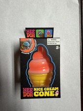 NeeDoh Nice Cream Cone Squishy Gift Toy Sensory Fidget Stress Ice Cream Schyllin