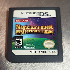 Konami Magician's Quest: Mysterious Times Nintendo DS E10 Cart Only, Gread Cond.